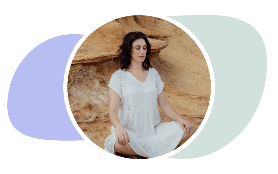 Elise-meditating-beginners-class